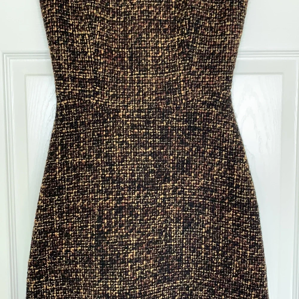 Tocca Brown Tweed shift dress - Picture 3 of 9